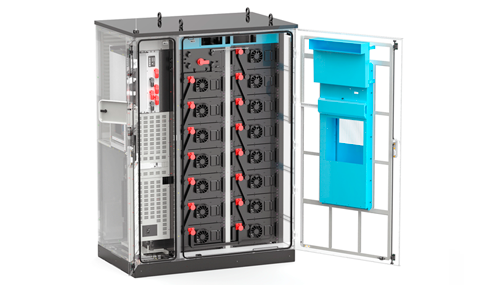 What are the requirements for the placement of cabinet type energy storage devices?