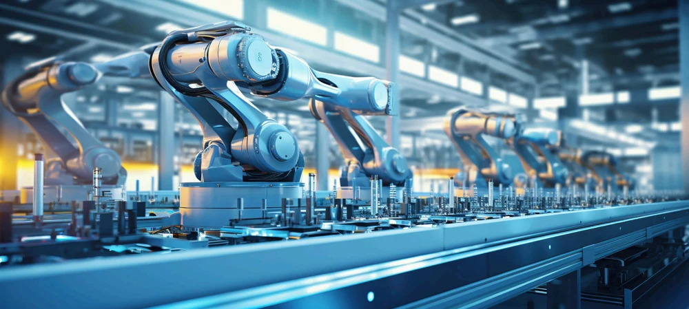 robotic arm unmanned ev charging operation